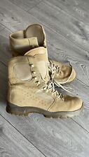Genuine British Army Issue Surplus Meindl Desert Yellow Boots Size 11.5, used for sale  BEXLEY