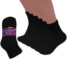 Usado, 3-12 pares de meias masculinas de tornozelo para diabéticos saúde circulatória quarto 9-11 10-13 13-15 comprar usado  Enviando para Brazil