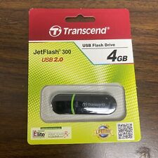 Pen Stick Transcend JetFlash 300 UDisk 4GB USB 2.0 Flash Drive Armazenamento comprar usado  Enviando para Brazil