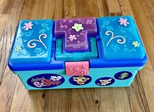 Littlest Pet Shop LPS estojo de armazenamento azul caixa de ferramentas LPS com trava comprar usado  Enviando para Brazil