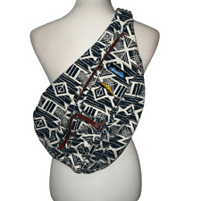 Used, KAVU Rope Sling Bag Polyester Crossbody Shoulder Hiking Backpack Carbon Tribal for sale  Shipping to South Africa