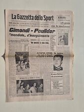 GAZZETTA DELLO SPORT 14 LUGLIO 1965 GIMONDI-PULIDOR - ALTAFINI SIVORI NAPOLI segunda mano  Embacar hacia Argentina
