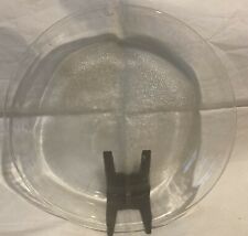 Glass Microwave plate / shallow dish USA approx. 9¼ ins or 23¼ cm diameter for sale  Shipping to South Africa