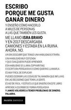 Escribo porque me gusta ganar dinero de Isra Bravo libro en español totalmente nuevo segunda mano  Embacar hacia Argentina