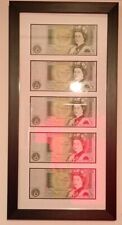 Framed british notes for sale  HATFIELD