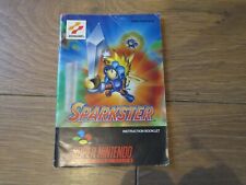 Sparkster - SNES - Super Nintendo - Manual, usado comprar usado  Enviando para Brazil