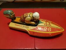 Vintage River Star R-26 Speed Boat Tin Toy Japan. Friction motor assembly. for sale  Shipping to South Africa