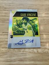 Used, Gabe Vincent RC 2020 Panini Flux Basketball #FRS-GVC Silver Auto EX NM for sale  Shipping to South Africa