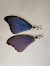 Usado, Pendientes de ala de mariposa reales laminados  segunda mano  Embacar hacia Argentina