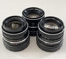 CARL ZEISS QBM 35mm 50mm 85mm Vintage Lens Set - Canon EF - Duclos Cinemod EOS, used for sale  Los Angeles