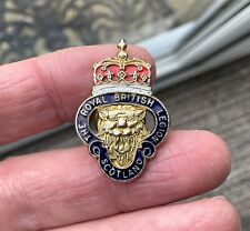 Rbl scotland badge for sale  HEREFORD