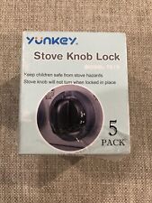 Stove Knob Locks Child Deterrent Locks 5 Pack  Flat Panel Gas And Electric Stove for sale  Shipping to South Africa
