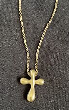 Tiffany & Co Elsa Peretti  18K/750 Cross With 16” Chain 4.2Grms (Gently Used) for sale  North Las Vegas