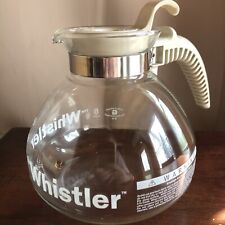 Gemco The Whistler Glass Kettle Coffee Tea Pot Carafe 8 Cup for sale  Shipping to South Africa