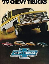 1979 Chevy TRUCK Folheto: PickUp,VAN,LUV,BLAZER,SUBURBAN,EL CAMINO,CaraVAN,C10 comprar usado  Enviando para Brazil