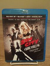 Sin City A Dame to Kill For (Blu-ray 3D + Blu-ray + DVD) *Raro, OOP*, usado comprar usado  Enviando para Brazil