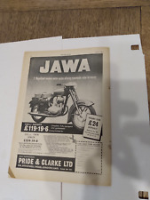 Original advert jawa for sale  UK