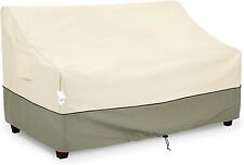 OUTDOOR PATIO SOFA FURNITURE  COVER ~ BEIGE, OLIVE GREEN 60" X 35" X 32" for sale  Shipping to South Africa