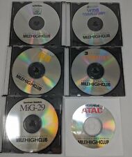 Mile High Club 8 Flight Sims Games  ATAC MiG 29 F14 Tomcat Wing Command CD-ROM for sale  Shipping to South Africa