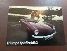 Triumph spitfire mk3 for sale  BROSELEY