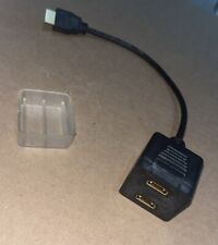 Used, HDMI-compatible Y Splitter Cable 1 Male to 2 Female 1 in 2 out Adapter for HDTV for sale  Shipping to South Africa