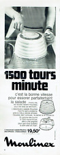 1973 advertising moulinex d'occasion  Expédié en Belgium