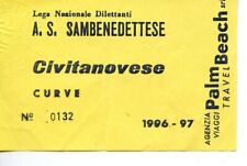 1996 biglietto dilettanti usato  San Benedetto Del Tronto