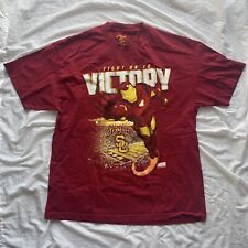 USC Trojans Fight On Iron ManMarvel 2011 T-Shirt Red Size X-large for sale  Shipping to South Africa