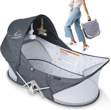 Beberoad Portable/Foldable Infant/Baby Travel Crib/Cot & Mattress Blue, New for sale  Shipping to South Africa