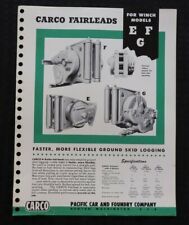 1952 carco fairleads for sale  Sandwich