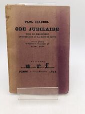 Claudel paul. ode d'occasion  Montpellier-