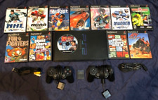 SONY PLAYSTATION 2 BUNDLE! *TESTED* PS2 WITH 2 CONTROLLERS AND 12 GAMES! for sale  Shipping to South Africa