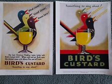 Birds custard pair for sale  SOUTHAM