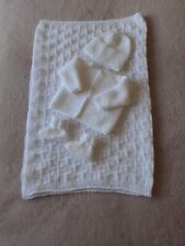 Handknitted baby layette for sale  DERBY