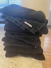 12 toalhas pretas 24”x16. Usado - Bom para trapos ou limpeza  comprar usado  Enviando para Brazil