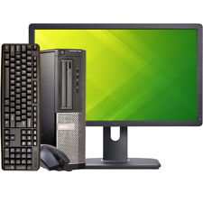 Computador desktop Dell SFF PC até 16GB RAM 1TB HDD/SSD 22 polegadas LCD Windows 10 Pro comprar usado  Enviando para Brazil