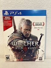 The Witcher 3 III Wild Hunt Sony PS4 Complete CIB W/ soundtrack cd,  Disc Mint for sale  Shipping to South Africa