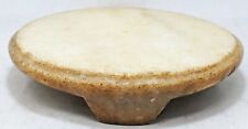 Usado, Antigua placa rodante redonda de pan chapati de mármol blanco original antigua tallada a mano segunda mano  Embacar hacia Argentina