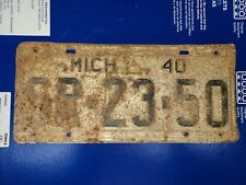 Michigan 1940 license for sale  Wilmington