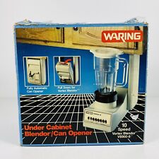 Vintage Waring Under Cabinet 10 Speed Vortex Blender Can Opener VB900-8 Open Box for sale  Shipping to South Africa