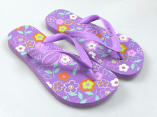 Chanclas para mujer Havaianas Brazil flores púrpuras UE talla 37/38 segunda mano  Embacar hacia Argentina