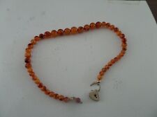 Small amber necklace for sale  BIGGLESWADE