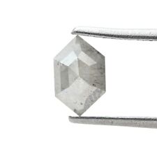 Decorato Diamante Naturale 0.92ct Acciaio Grigio Luccicante Antico Navetta Passo comprar usado  Enviando para Brazil