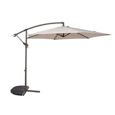 Natural overhanging parasol for sale  WATFORD