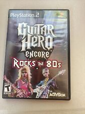Used, Guitar Hero Encore Rocks the 80s PS2 PlayStation 2 - Complete CIB for sale  Shipping to South Africa