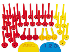 Lakeshore Learning Uppercase Alphabet & Numbers Dough Stampers Complete for sale  Shipping to South Africa