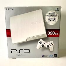 White Sony Playstation 3 PS3 Slim 320GB Console + Box - PAL - Tested & Working for sale  Shipping to South Africa