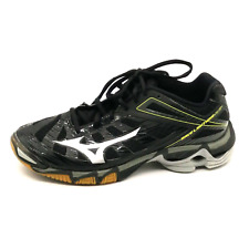 Zapatillas para mujer Mizuno Wave Lightning RX3 negras con cordones punta redonda torso bajo 8, usado segunda mano  Embacar hacia Mexico