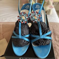 Gina sandals blue for sale  SOUTHPORT