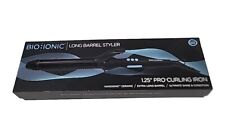 Bio Ionic 1.25" Long Barrel Ceramic Pro Curling Iron FREE SHIP, used for sale  Shipping to South Africa